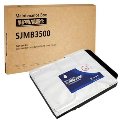 Afbeelding van HEMEINY Vervangende onderhoudsdoos voor SJMB3500 afvalinkttank, werken met ColorWorks TM C3500 C3510 C3520 printers