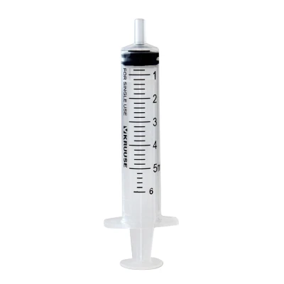 Afbeelding van Agradi Wegwerpspuit 3 delig Luer Hub 5ml
