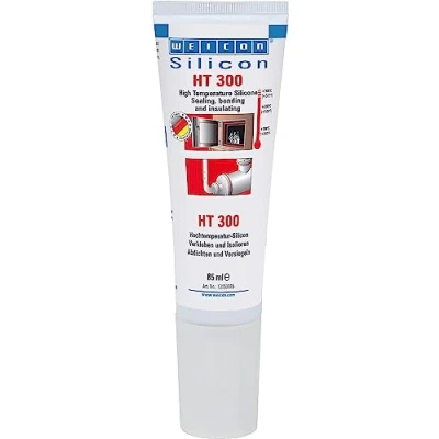 Afbeelding van WEICON Silicon HT 300 85 ml hittebestendige lijm en afdichtstof, rood