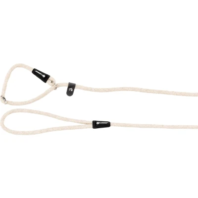 Afbeelding van Flamingo Lago Anti treklijn voor honden, beige, 170 cm, 8 mm, maximaal glijdend met traploos verstelbare veiligheidsstop