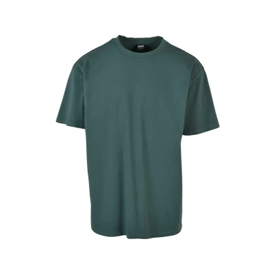 Afbeelding van Urban Classics Oversized Garment DYE TEE Tshirt basic, Heren, Maat: Large, Bottlegreen