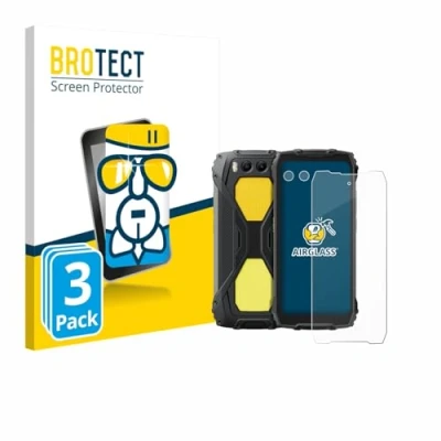 Afbeelding van BROTECT Screenprotector voor Blackview BV7300 (Voor+Camera) Folie Beschermfolie Beschermglas transparant (3 Stuks)