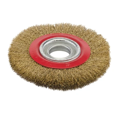 Afbeelding van Silverline Messing gecoate staaldraad wiel 150 x 32 mm
