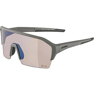 Afbeelding van ALPINA Unisex Volwassenen, RAM HR Q LITE V Sportbril, moon grey matt, One Size