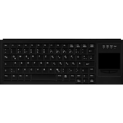Afbeelding van Active Key AK 4400 GU USB QWERTZ German Black