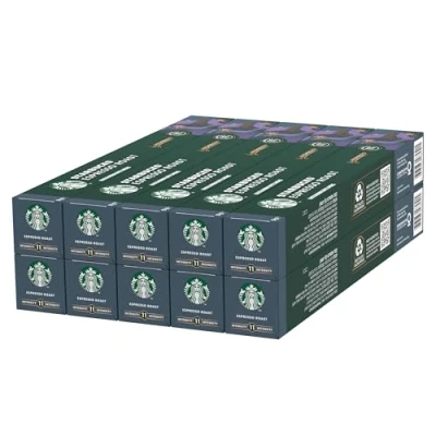 Afbeelding van STARBUCKS Espresso Roast by Nespresso, Dark Roast, Koffiecapsules 10 x (100 Capsules)