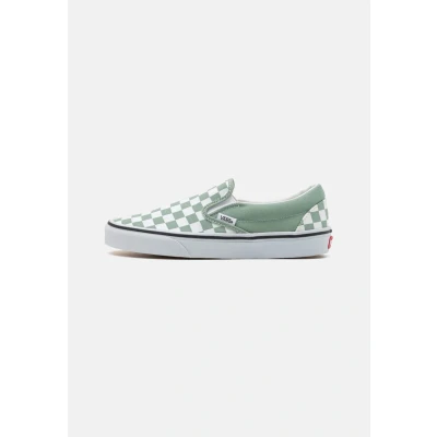 Afbeelding van Vans Classic Slipon Unisex Instappers, Maat: 40, Iceberg green Textiel