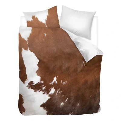 Afbeelding van Snoozing Benno Flanel Dekbedovertrek Tweepersoons 200x200/220 cm Wit