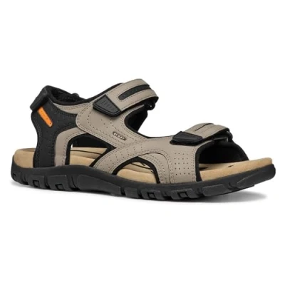 Afbeelding van Geox UOMO SANDAL STRADA herensandaal U8224D 000EK C5004 Sand