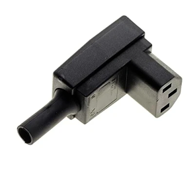 Afbeelding van C13 Rewireable IEC Connector, 10A Down Angle IEC320 Connectors 3 Terminals Female Power Adapter Connector Pins Inline Plug Socket
