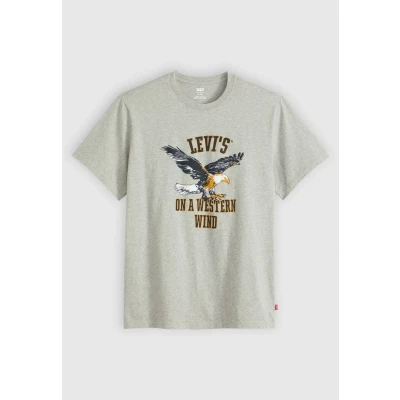 Afbeelding van Levi&#039;s Ss Relaxed Fit Tee Western Wind Eagle Mi, M, M