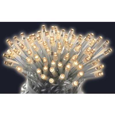 Afbeelding van Basic rice lights 360led 27m warm white transparant snoer Lumineo 494267