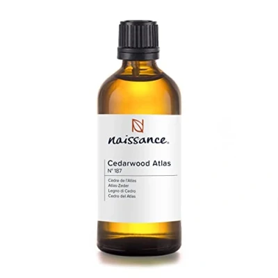 Afbeelding van Naissance Cedar Oil, Atlas (nr. 187) 100 ml 100% Natuurlijke Cederhout Etherische Olie voor Cosmetica, Aromatherapie, Geurlamp Geurolie Aroma Diffuse