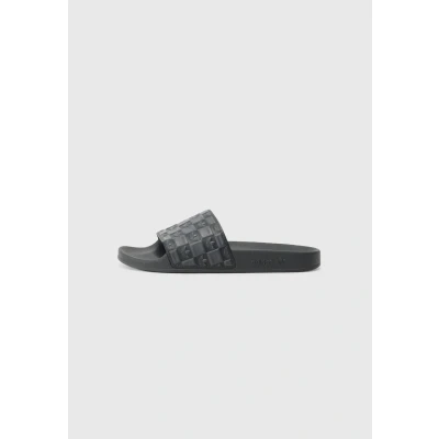 Afbeelding van adidas Originals Adilette Unisex Badslippers, Maat: 39, Core black/carbon Hoogwaardig imitatieleer