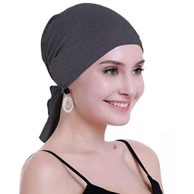 Afbeelding van osvyo Bamboe chemo hoofddoek voor vrouwen met haaruitval kankerpatiënten, hoofddeksel, tulband in verzegelde verpakking, Eén maat