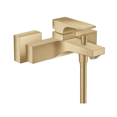 Afbeelding van Hansgrohe Metropol 1 greeps badmengkraan opbouw Brushed