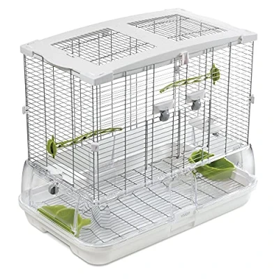 Afbeelding van Vision Vogel Kooi, 62.5x39.5x53 cm, Wit Groen