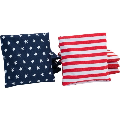Afbeelding van Wicked Wood Games Officiële Cornhole Zakjes Granulaat gevuld Amerika 2x4 stuks 420gr ACL Approved