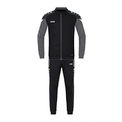 Afbeelding van JAKO Prestatietrainingspak Van Polyester, Uniseks Volwassene, Zwart/Antra Licht, L