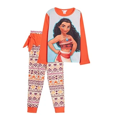 Afbeelding van Disney Moana pyjama voor meisjes, volledige lengte, kinderen, Veelzijdig te gebruiken., 5 6 Jaren