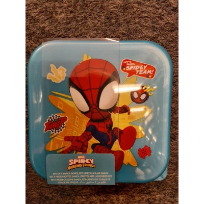 Afbeelding van Snackbox 3in1 Lunchbox Spidey