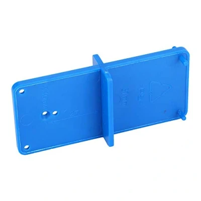 Afbeelding van 2Pcs Scharnier Gat Jig Boor Gids Locator Sjabloon Voor Diy Timmerwerk Deur Kast Monteren