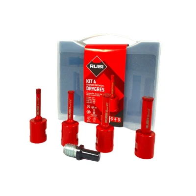 Afbeelding van Rubi Drygres Premium diamantboren set 6, 8, 10 en 12 mm (M14)