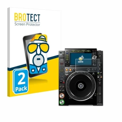 Afbeelding van BROTECT Screenprotector voor Pioneer CDJ 2000NXS2 (Jog) Folie Beschermfolie matte (2 Stuks)