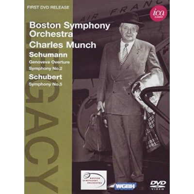 Afbeelding van Boston Symphony Orchestra, Charles Munch Genoveva Overture/Symphony No.2/Symphony No.5 (DVD)