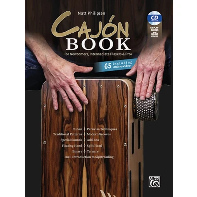 Afbeelding van Matt Philipzen CAJÓN BOOK: For Newcomers, Intermediate Players &amp; Pros: Including CD and 65 Online Videos