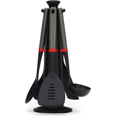 Afbeelding van Joseph Duo Keukenhulpen, Nylon, Rood/Grijs, 12 mm X 35