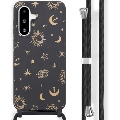 Afbeelding van Samsung Galaxy A26 Hoesje Siliconen en TPU (zacht) imoshion Softcase/Koordhoesje/Backcover Sky Black Telefoonhoesje