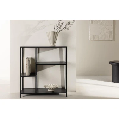 Afbeelding van Svea Arianna sidetable 80 cm zwart Metaal