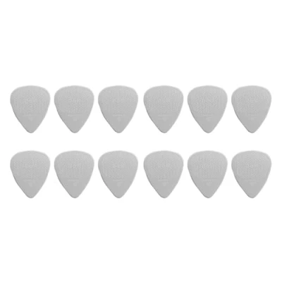 Afbeelding van D Grip plectrum/pick, 351 vorm, 0,38 mm, wit, 12 stuks