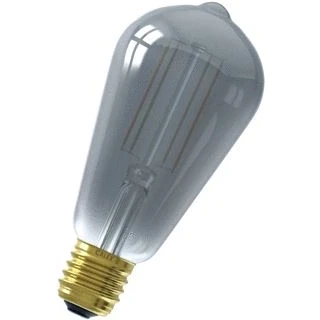 Afbeelding van Slimme lamp E27 Edison Calex Smart Home (LED, 7W, 400lm, 1800 3000K, Dimbaar, Titanium)