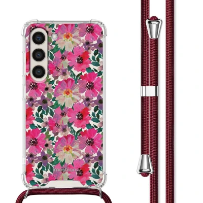 Afbeelding van Samsung Galaxy S23 Hoesje Kunststof iMoshion Softcase/Koordhoesje/Backcover Flower Water Telefoonhoesje
