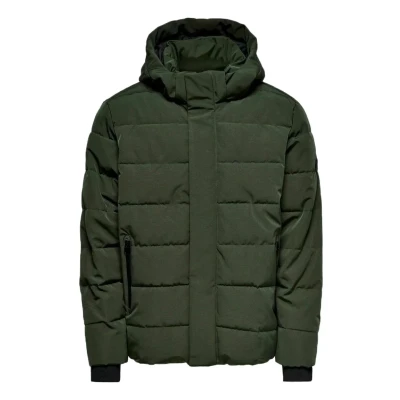 Afbeelding van Only &amp; Sons Jas Cayson Puffa Peat