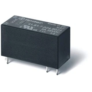 Afbeelding van Finder smal insteek printrelais solid state relais 1 maakcontact 5 a 24vdc aansluitspanning 41 81 7 024 9024