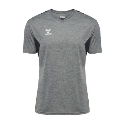 Afbeelding van Hummel Authentic PL S Tshirt print, Heren, Maat: XXL, Grey melange