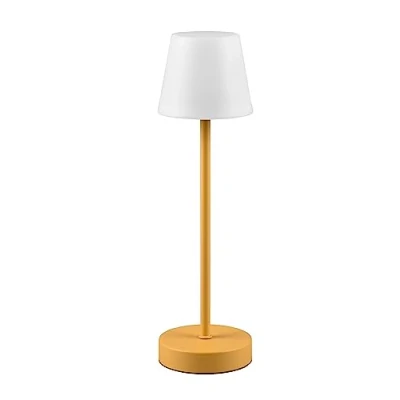 Afbeelding van REALITY Martinez Tafellamp Oker geel SMD LED Oplaadbaar Dimbaar RGB IP44