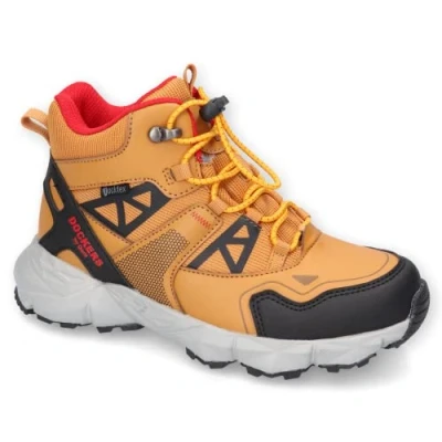 Afbeelding van Dockers by Gerli Kinderlaarzen met veters, waterafstotend, warme voering, oranje (Golden Tan 910), 39 EU