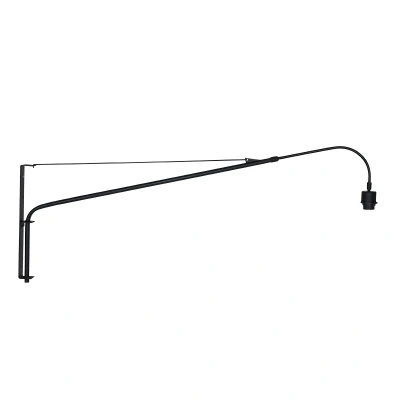 Afbeelding van Steinhauer wandlamp elegant 1 lichts 120x56 cm zwart