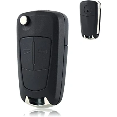 Afbeelding van Betterher 2 knops sleutelbehuizing compatibel met Opel Corsa D, van de afstandsbediening, autosleutelhoes, accessoires, Astra H Vectra Antara Tigra B Zafira