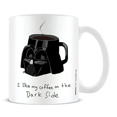 Afbeelding van Pyramid International Wars Darth Vader keramische mok in presentatie geschenkdoos (donkere kant koffie ontwerp) 325 ml officiële koopwaar MG26523
