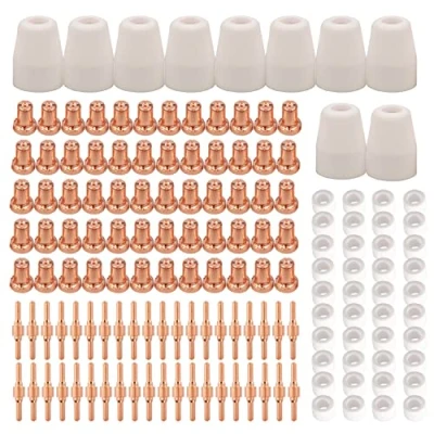 Afbeelding van KERUE 150Pcs PT 31 Uitgebreide Lucht Plasma Snijden Nozzle Elektrode Verbruiksartikelen Fit CUT 40 50D CT 312