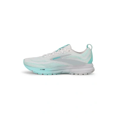 Afbeelding van Brooks Trace 4 Hardloopschoenen voor op de weg, Dames, Maat: 35.5, Bright white limpet oyster Textiel