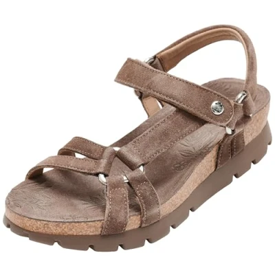 Afbeelding van Panama Jack Sally B7 Sandalen bruin Nubuck Dames Maat 41