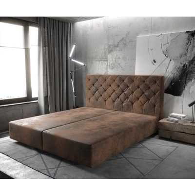 Afbeelding van Boxspring frame Dream Great microvezel bruin 180x200