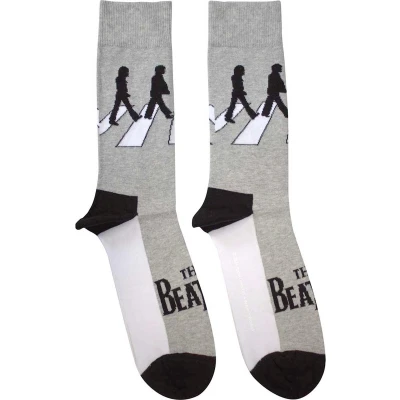 Afbeelding van The Beatles Abbey Road Silhouettes Sokken Grijs