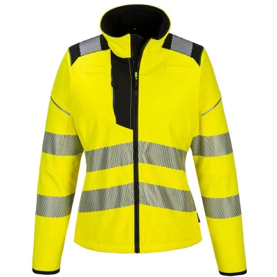 Afbeelding van PW3 Hi Vis dames Softshell maat Large, YeBk